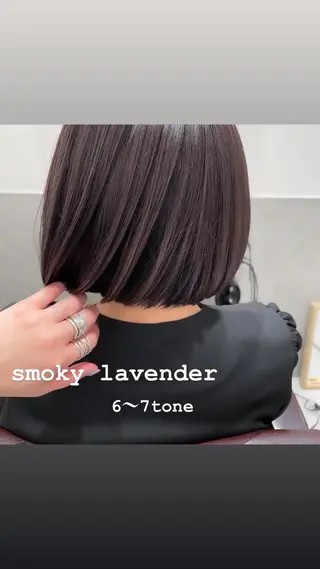 ショート カラー ヘアアレンジ ミニボブ/ブリーチ 🌈MISATOのヘアスタイル