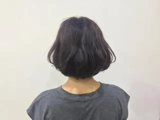 ショート カラー AMI ウルフパーマ/メンズのヘアスタイル