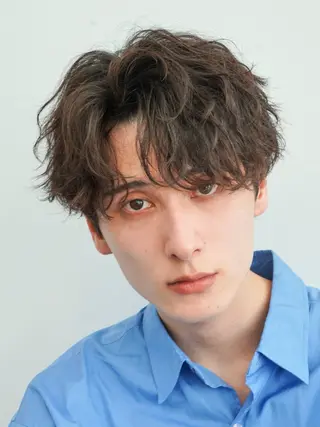 パーマ メンズ fifth men's原宿所属・fifth/原宿/ シャドウパーマ/カズのヘアスタイル