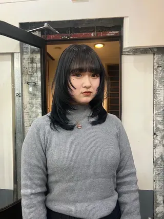 ミディアム 🌈いけだ あみ🌷のヘアスタイル