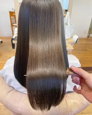 セミロング 暖色カラー/似合わせ カット/名古屋/辻のヘアスタイル