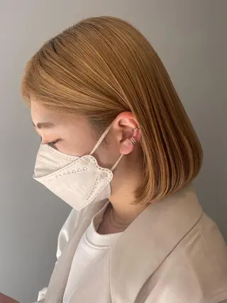 ショート F-card所属・shiga mariaのヘアスタイル