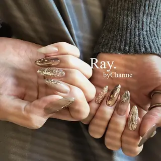 ネイル Ray. ／綺麗目ニュアンスのネイルデザイン