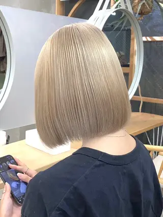 ミディアム カラー メンズ soi所属・ケアブリーチ/ツヤ髪 /ハイトーン/西村のヘアスタイル