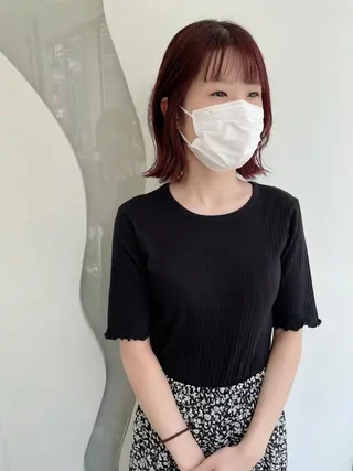ミディアム 【ボブ/個室サロン】 癒し空間mimuraのヘアスタイル