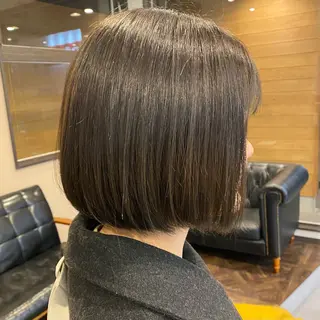 ミディアム カラー 縮毛矯正/ヘッドスパ 牧野のヘアスタイル