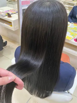 セミロング 【髪質改善カラー】 瀧田嵐士🇰🇷のヘアスタイル