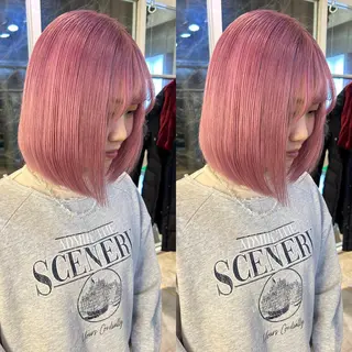 ショート カラー yori SAPPORO所属・yoriダブルカラー 代表すがわらのヘアスタイル