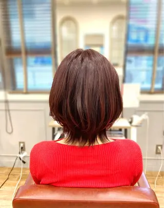 ショート カラー 菅原 綾のヘアスタイル