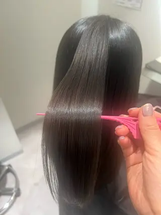 ロング 銀座/ストレート髪質 改善/カラー/ひよりのヘアスタイル