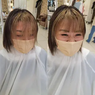 ミディアム 羽エクステ🩷 🤍まき🤍のヘアスタイル
