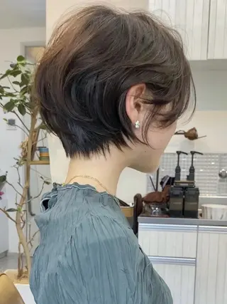 ショート カラー ヘアアレンジ メンズ 大西 れいやのヘアスタイル