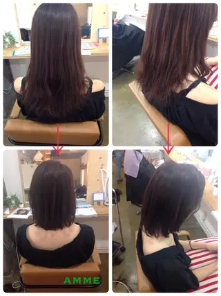 ミディアム カラー 💎髪質改善💎 デザイナーshinのヘアスタイル