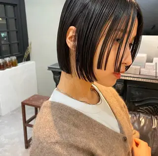 ミディアム 菊地 万佐久のヘアスタイル