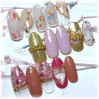 ネイル 爪咲 りり花のネイルデザイン