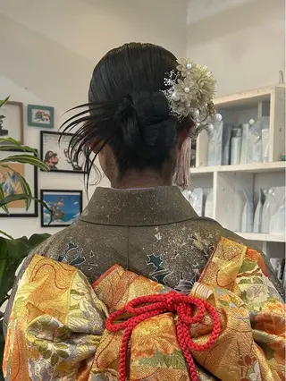 ロング ヘアアレンジ ✂︎店長✂︎ ちさきのヘアスタイル