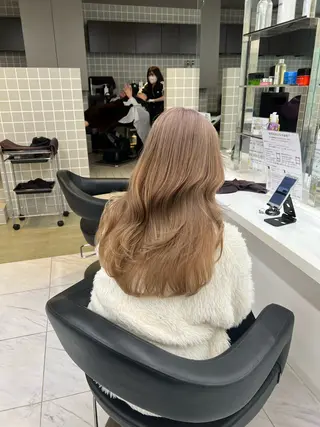 セミロング カラー 韓国レイヤーカット /REIのヘアスタイル