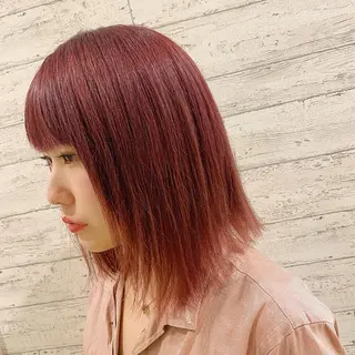ミディアム カラー GO TODAY SHAiRE SALON 町田店所属・🫧大森 知夏🫧のヘアスタイル