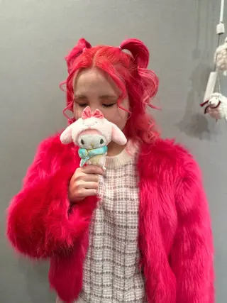 セミロング カラー K Harukaのヘアスタイル