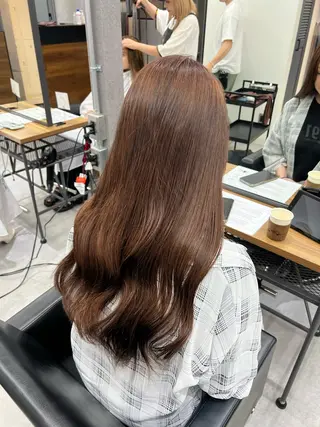 ロング カラー いろあそび所属・12月限定🉐カット モデル募集🉐のヘアスタイル