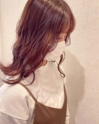 セミロング カラー ヘアアレンジ パーマ指名No1 /namiのヘアスタイル