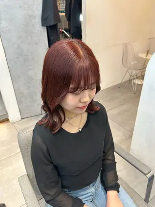 ミディアム カラー nok銀座所属・🌷艶色/艶髪/銀座 /norika🌷のヘアスタイル