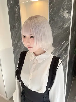 ショート 🩵ハイトーン 美咲🩵のヘアスタイル