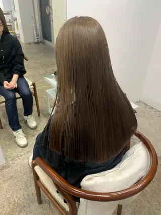 ロング カラー 𝘚𝘶𝘻𝘶 𓂃𓈒𓏸のヘアスタイル