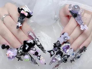 ネイル MoMoA Nail ネイル長さ出し専門店のネイルデザイン