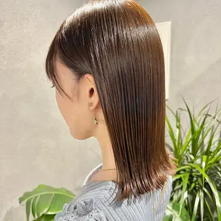 ミディアム 【ボブ、ミディアム、 髪質改善】浅川俊輝のヘアスタイル