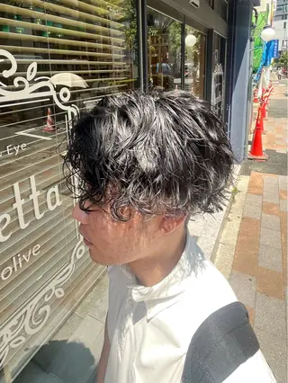 ショート パーマ メンズ ヤシロケンタ メンズ特化のヘアスタイル