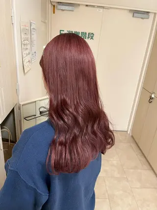 ミディアム カラー 暖色専門美容師🎀 お客様満足度◎のヘアスタイル