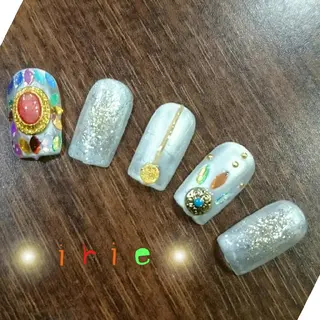 カラー パーマ ヘアアレンジ メンズ キッズ ネイル Hair salon Irie所属・與儀 知佳のネイルデザイン