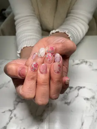 ネイル Mi-roomネイル 耳ツボジュエリーのネイルデザイン