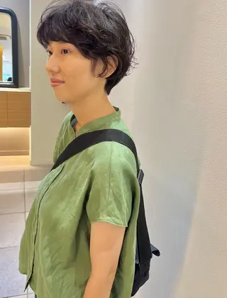 ショート M.SLASH自由が丘所属・【くせ毛/ショート/ ボブ】元太郎のヘアスタイル