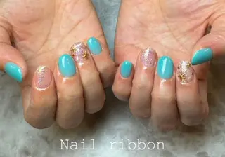 ネイル ネイルリボン 石田のネイルデザイン