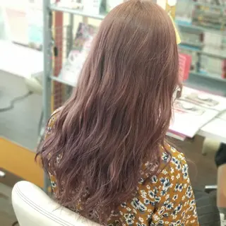 セミロング 植田 /エクステ /ブリーチ/髪質改善のヘアスタイル