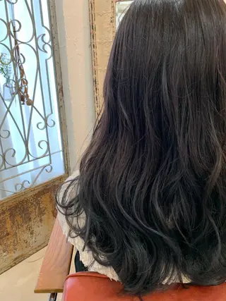 ロング カラー fio マナミのヘアスタイル