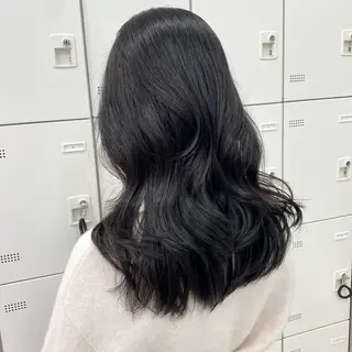 ロング カラー 韓国風艶髪🎀 暖色カラー🤍のヘアスタイル