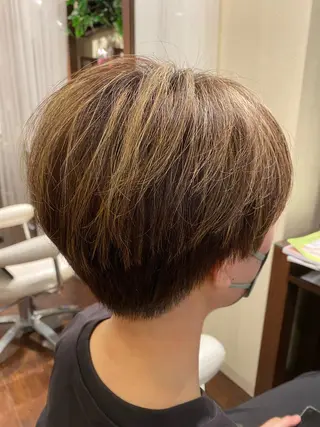 ショート 艶ｶﾗｰ｜ｽﾄﾚｰﾄ 🍟yuki🍟のヘアスタイル