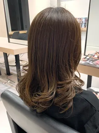 セミロング カラー ❤️Ruminate 日暮里店❤️のヘアスタイル