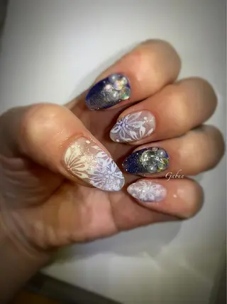 セミロング LOTUS ネイルサロンのネイルデザイン