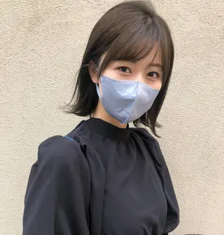 ミディアム 義本 風佳のヘアスタイル