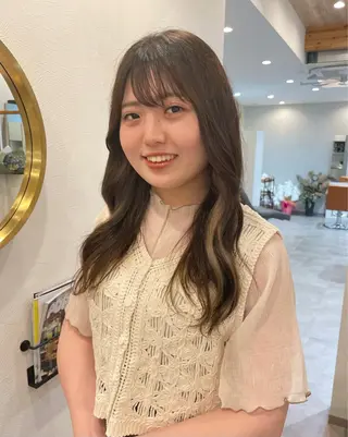 ロング カラー Lita. hairdesign所属・kako ／透明感カラー🤍のヘアスタイル