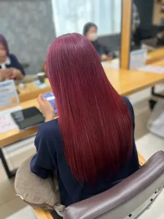 ロング カラー ⭐️さき⭐️ カラー/エクステのヘアスタイル