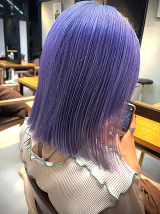 ミディアム カラー mee.urawa所属・似合わせショート×透 明感/やじまたかしのヘアスタイル