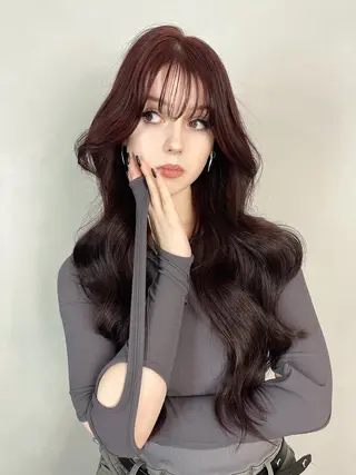 ロング SALOWIN原宿AROA店所属・縮毛矯正、 押野七大のヘアスタイル