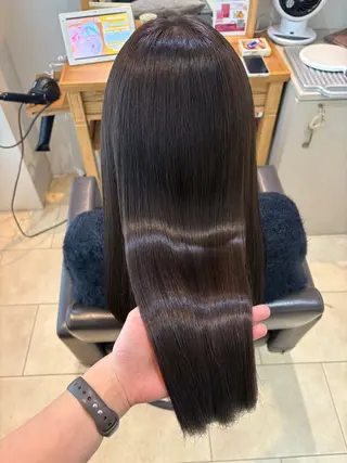 セミロング カラー 【艶髪、髪質改善✨】 Zina杉川のヘアスタイル