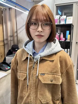 ミディアム カラー ナチュラルなヘア /ヨシダトモキのヘアスタイル