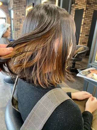 ミディアム カラー LUCIE 吉祥寺所属・✨顔周り✂️レイヤー /艶カラー得意🌈将のヘアスタイル